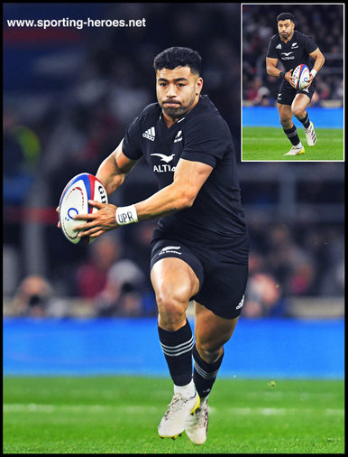 Richie MO'UNGA - New Zealand - International Rugby Union Caps.