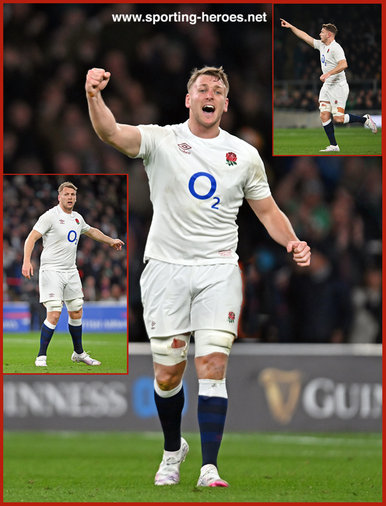 Alex DOMBRANDT - England - International Rugby Union Caps.