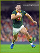 Damian DE ALLENDE - South Africa - International Rugby Caps. 2020 -