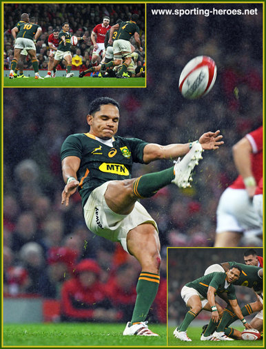 Herschel JANTJIES - South Africa - International Rugby Caps.