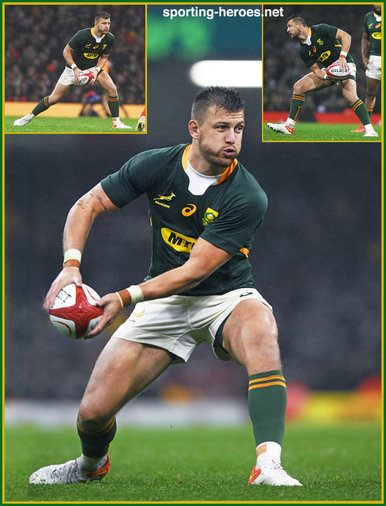 Handre POLLARD - South Africa - International Rugby Caps. 2021 -