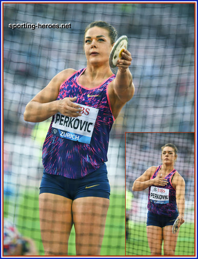 Sandra Perkovic - Croatia  - 4th at 2020 Olympic Games.