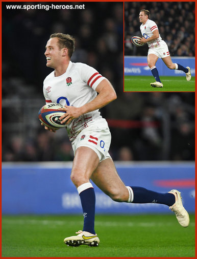 Max MALINS - England - International Rugby Caps.