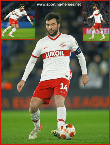 Giorgi DZHIKYA - Spartak Moscow - 2021-2022 Europa League.