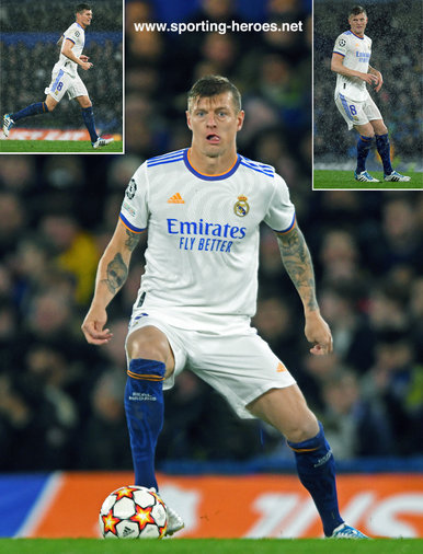 Toni Kroos - Real Madrid - Record 14th Champions League victory.