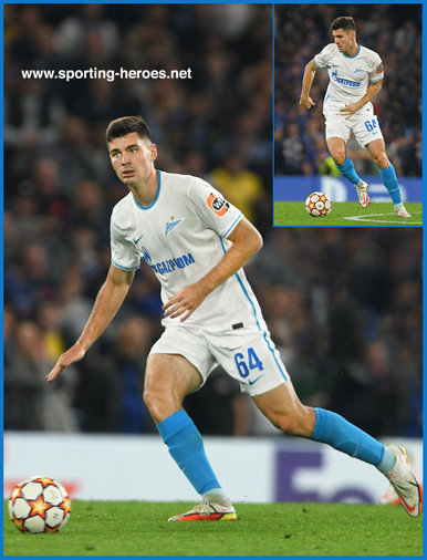 Kirill KRAVTSOV - Zenit St Petersburg - 2021-2022 Champions League.