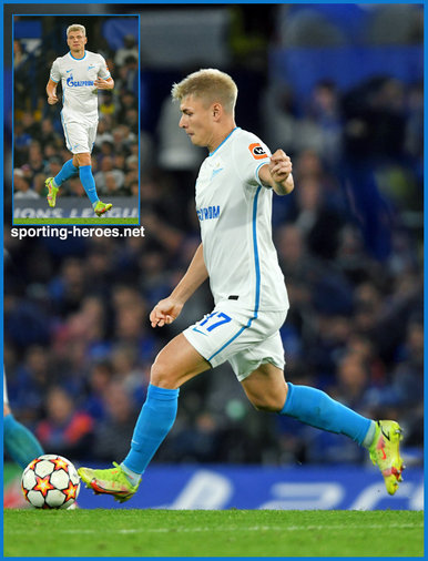 Andrey MOSTOVOY - Zenit St Petersburg - 2021-2022 Champions League.