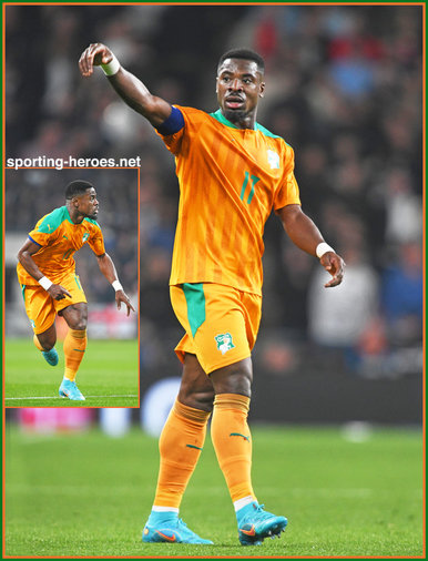 Serge AURIER - Ivory Coast - A.C.O.N and European games 2022.