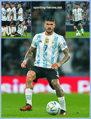 Rodrigo De PAUL - Argentina - Winner of 2022 Finalissima.