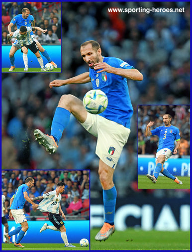 Giorgio Chiellini - Italian footballer - 2022 Finalissima in London.