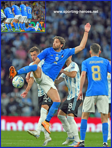 Manuel LOCATELLI - Italian footballer - 2022 Finalissima in London.