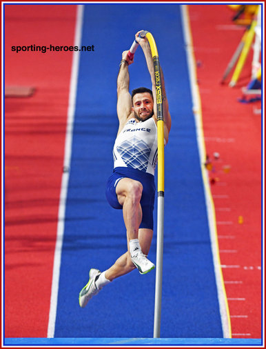 Valentin LAVILLENIE - France - 4th at 2022 World Indoor Championships