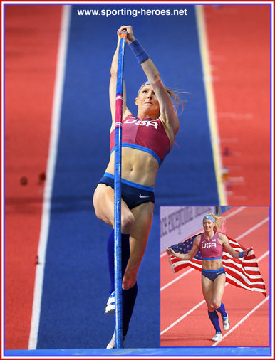 Sandi MORRIS - U.S.A. - 2022 World Indoors pole vault champion.