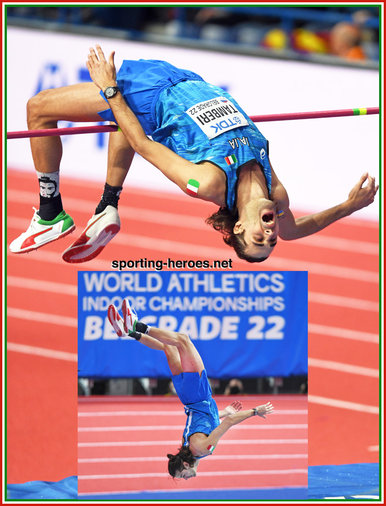 Gianmarco  TAMBERI - Italy - Bronze medal at 2022 World Indoor Championship.