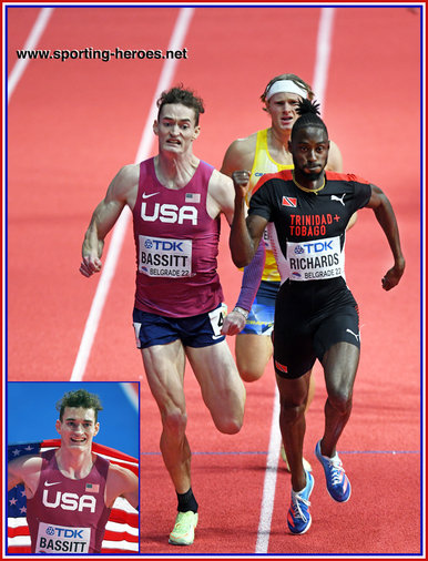 Trevor BASSITT - U.S.A. - Silver medal 2022 World Indoor Championhips.