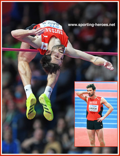 Loic GASCH - Switzerland - High jump silver at 2022 World Championships.