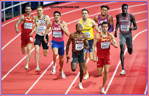 Bryce HOPPEL - U.S.A. - Bronze medal at 2022 World Indoor Championships