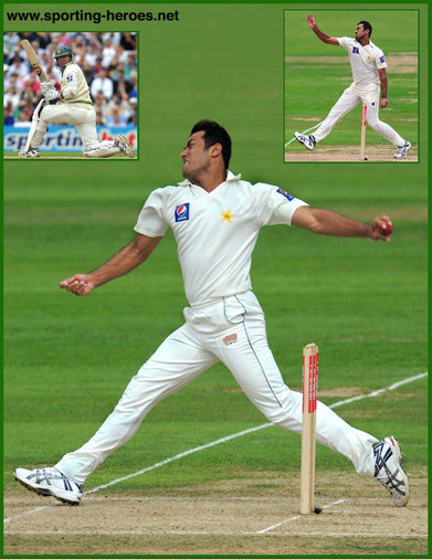Wahab Riaz - Pakistan - Test career.