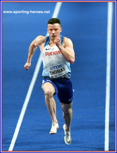 Adam THOMAS - Great Britain & N.I. - Fifth at 2022 World Indoor Championships.