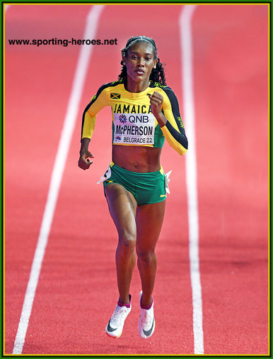 Stephanie MCPHERSON - Jamaica - 400m bronze medal at 2022 World Championships