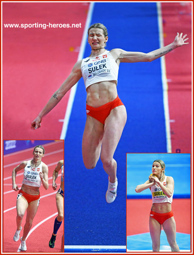 Adrianna SULEK - Poland - Silver at 2022 World Indoor Championships.