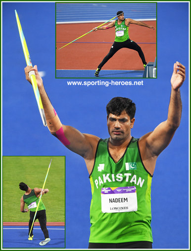 Arshad NADEEM - Pakistan - 2022 Commonwealth javelin champion.