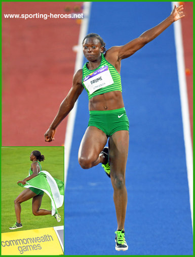 Ese BRUME - Nigeria - Second Commonwealth Gold long jump