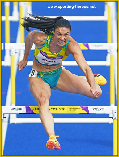 Michelle  JENNEKE - Australia - 5th in 100m hurdles at 2022 Commonwealth Games