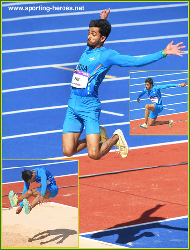 Eldhose PAUL - India - 2022 Commonwealth triple jump champion