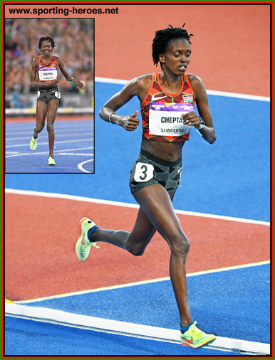 Irene Chepet  CHEPTAI - Kenya - Silver at 2022 Commonwealth Games.