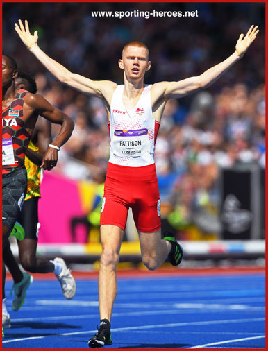 Ben PATTISON - 800m bronze at 2022 Commonwealth Games.