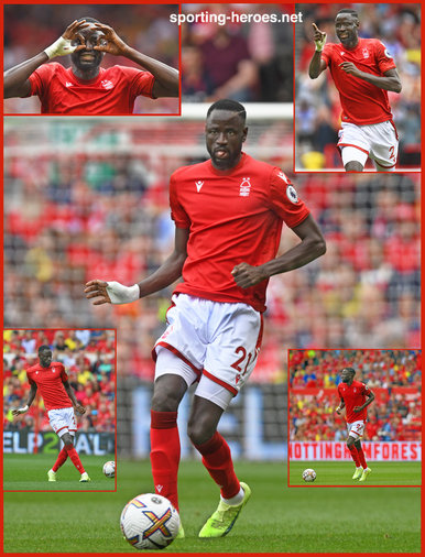 Cheikhou  KOUYATE - Nottingham Forest - League Appearances