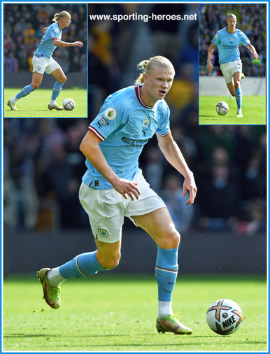 Erling HAALAND - Manchester City FC - League appearances.