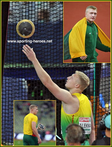 Mykolas ALEKNA - Lithuania - 2022 European discus champion.