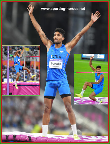 Tejaswin  SHANKAR - India - High jump bronze at 2022 Commonwelath Games.