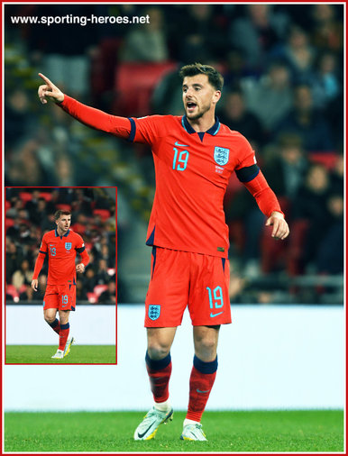 Mason MOUNT - England - International matches in 2022.