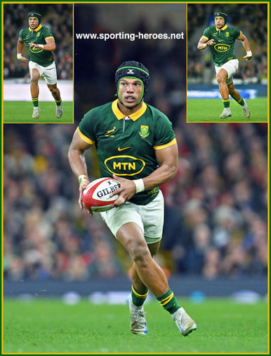 Kurt-Lee ARENDSE - International Rugby Union Caps.