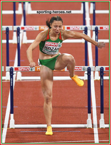 Luca KOZAK - Hungary - 100m hurdles silver medal at 2022 European Champs.