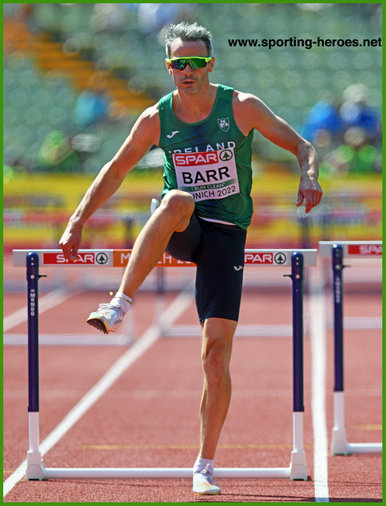 Thomas BARR - Ireland - 2022 European Championships results.