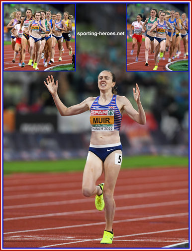 Laura MUIR - Great Britain & N.I. - 1500m gold medal at 2022 European Championships.