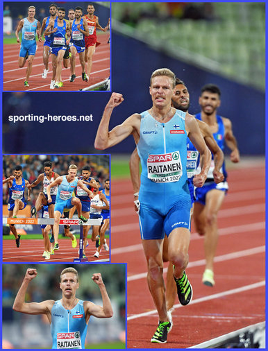 Topi RAITANEN - Finland - 2022 European 3000m steeplechase champion.