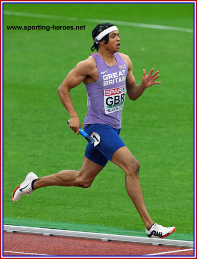 Rio MITCHAM - Great Britain & N.I. - 4x400m Gold at 2022 European Championships.