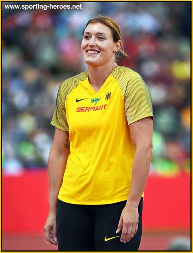 Kristin PUDENZ - Germany - Discus silver medal at 2022 European Champs.