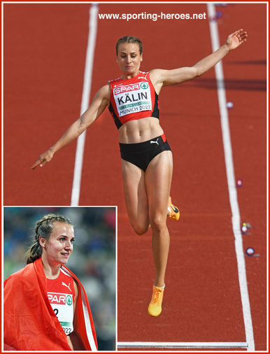 Annik KALIN - Switzerland - Bronze medal 2022 European heptathlon championship.