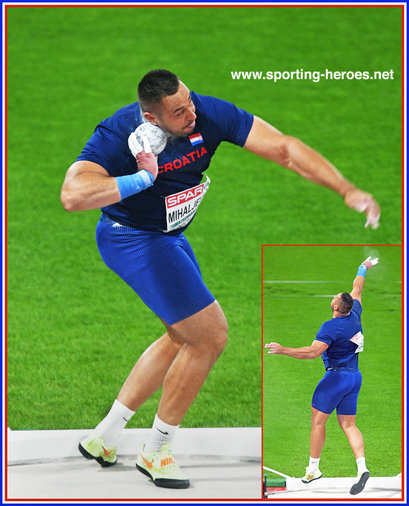 Filip MIHALJEVIC - Croatia  - 2022 European shot put champion.
