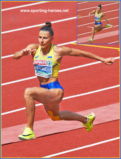 Maryna BEKH-ROMANCHUK - Ukraine - 2022 European Triple jump Champion.