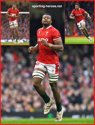 Christ TSHIUNZA - Wales - International Rugby Union Caps.