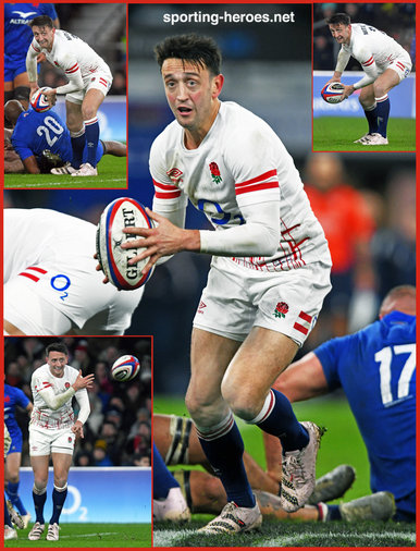 Alex MITCHELL - England - International Rugby Union Caps.