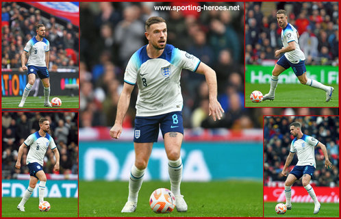 Jordan Henderson - England - EURO 2024 Qualifying games