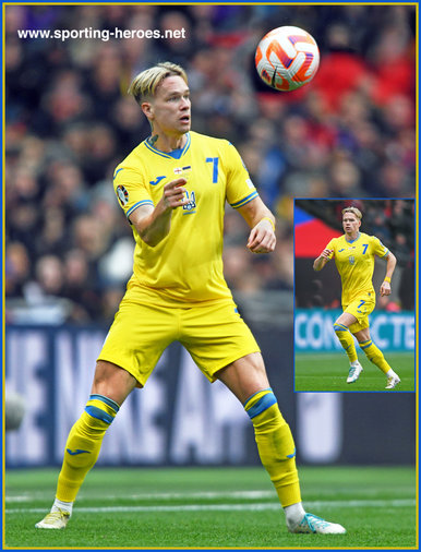 Mykhailo  MUDRYK - Ukraine - EURO 2024 Qualifing matches.